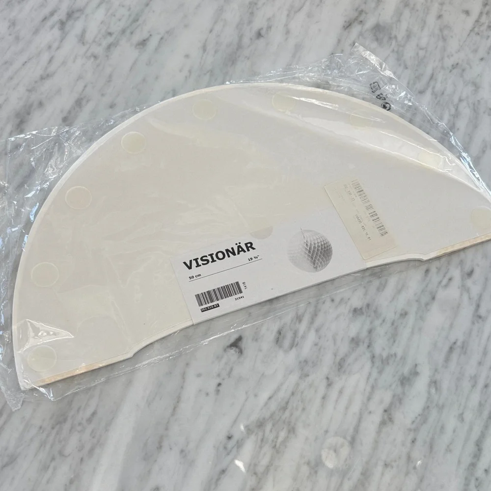 IKEA Visionär Hanging decoration. White. 19 3/4”
